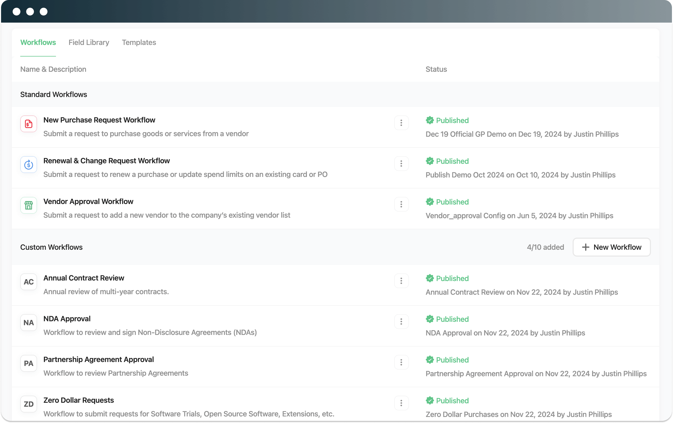 No-Code Custom Workflows No-Code Custom Workflows
