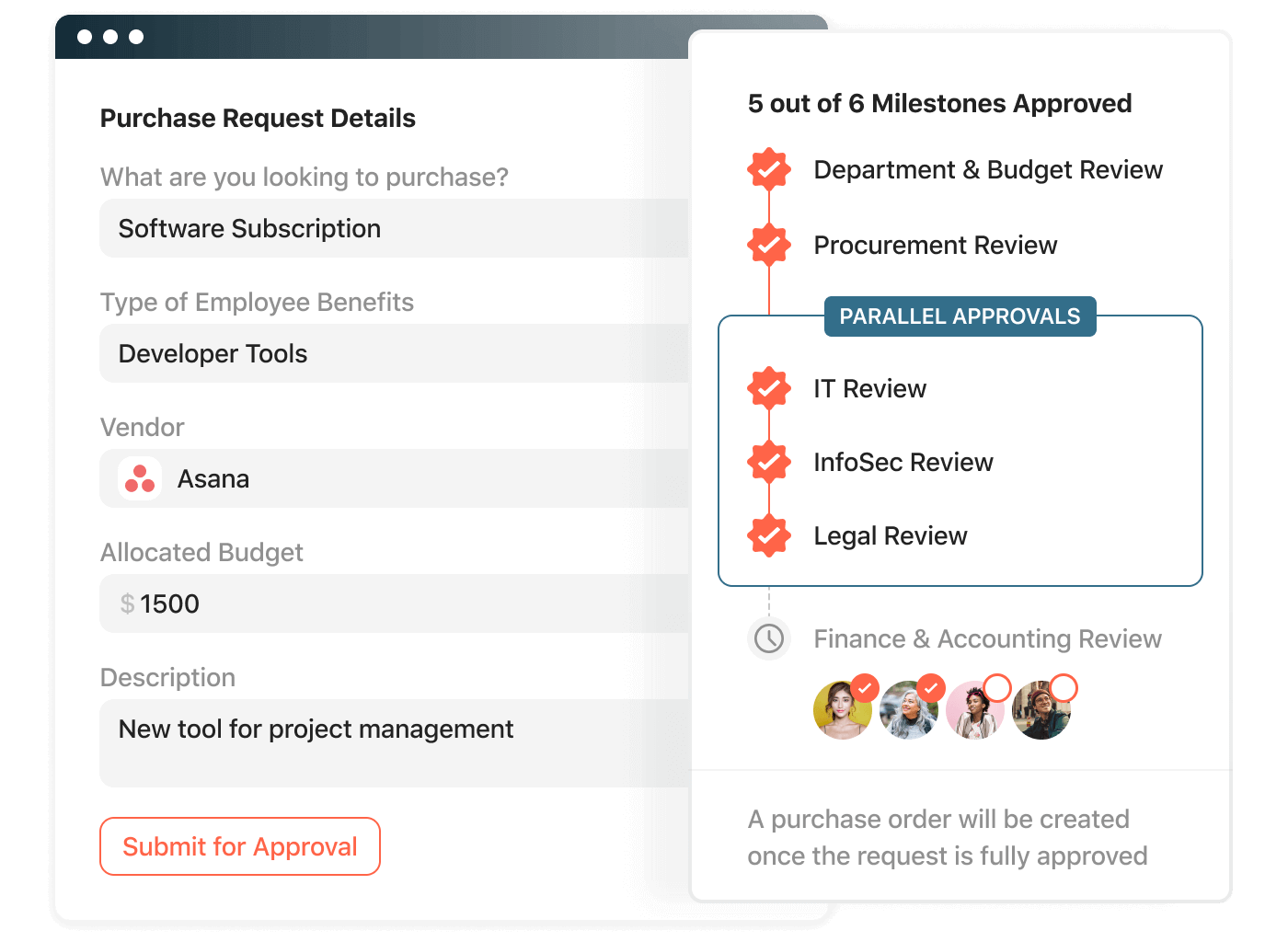Screenshot of intake workflow Screenshot of intake workflow